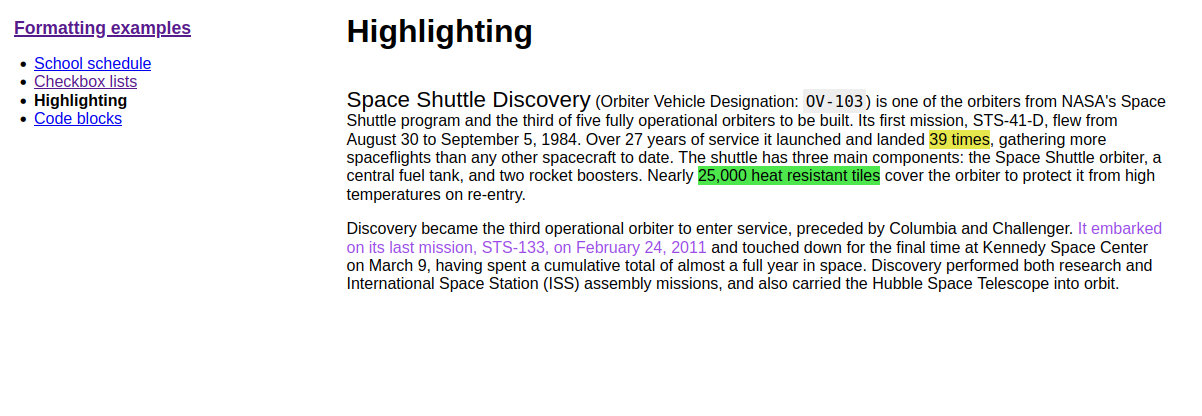 Shared Subtree Example